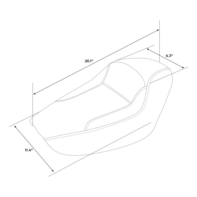S09-12-BO SOLO SEAT 10-UP XL MODELS