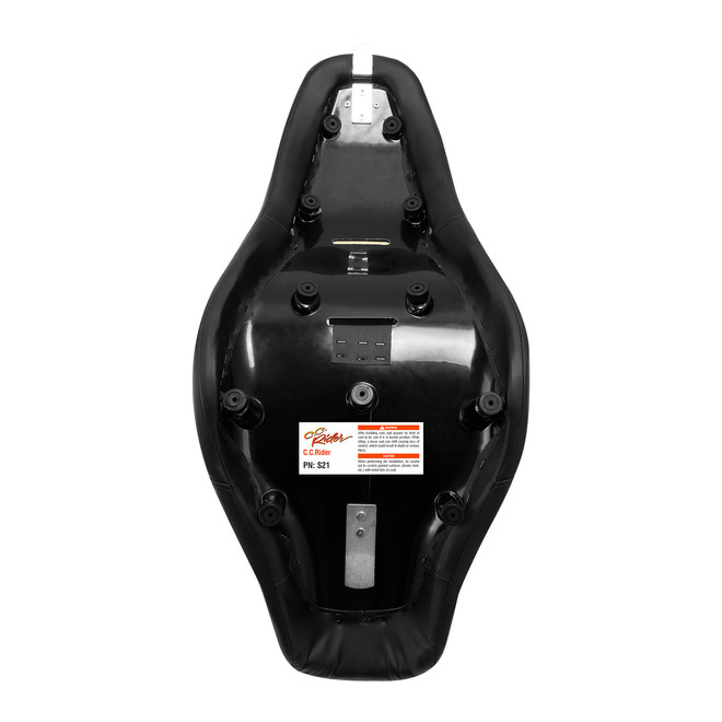 S21-01-BK ONE-PIECE 2-UP SEAT SOFTAIL FXLR FXLRS FXLRST
