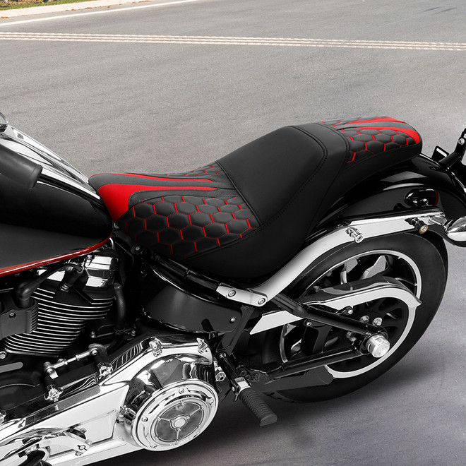 S21-04-BR ONE-PIECE 2-UP SEAT SOFTAIL FXLR FXLRS FXLRST