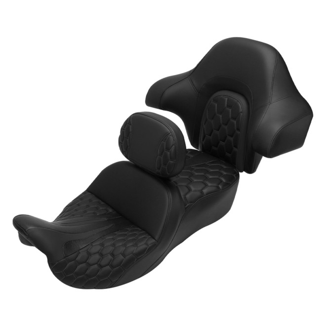 BAGGER COMB STRAPPED ONE-PIECE 2-UP SEAT 09-13 FL
