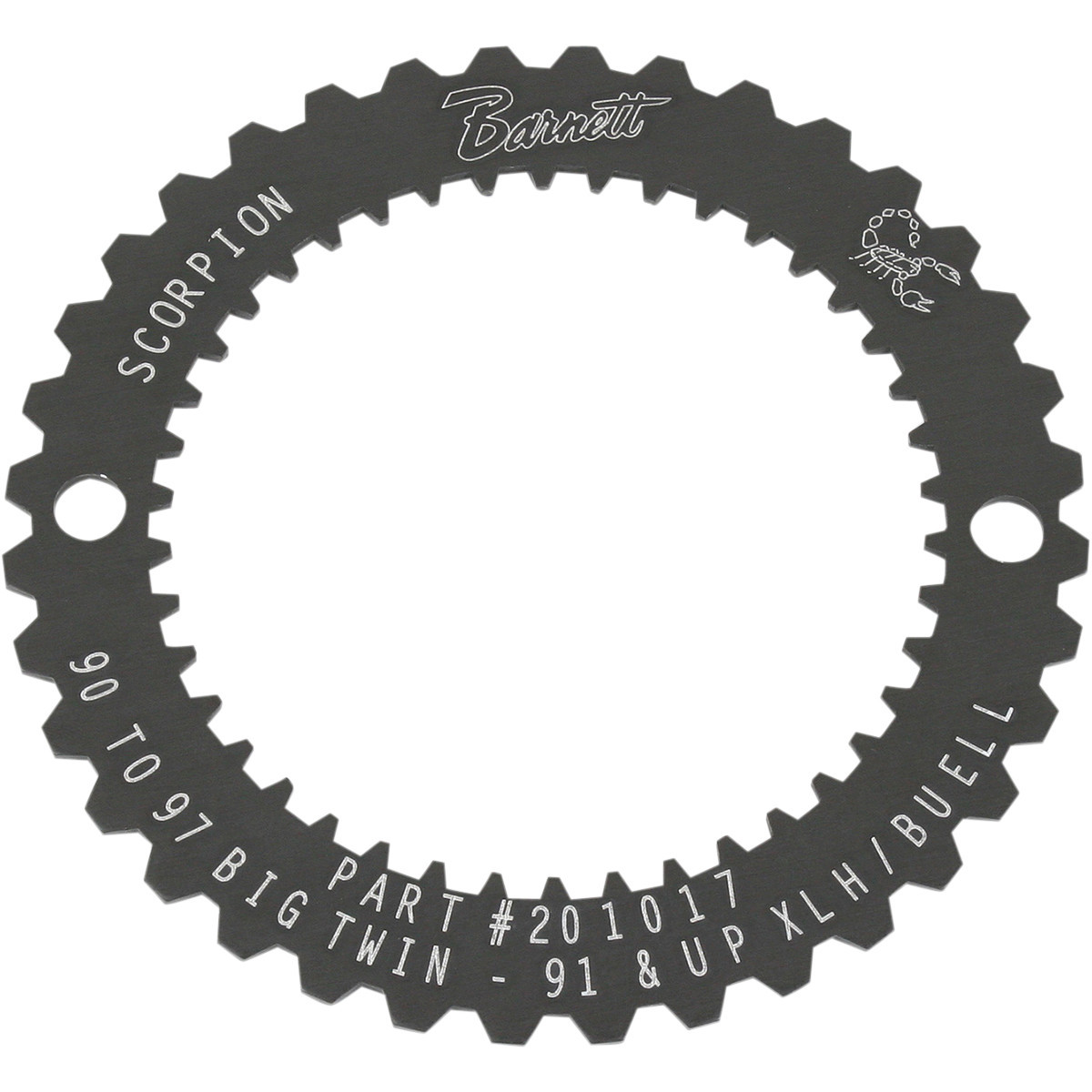 Barnett #6383080090 - Lock Plate - Clutch Basket - Scorpion - '90-'97 Big Twin/'91+ XLH/Buell