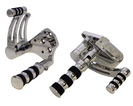 BILLET FORWARD CONTROL KITS FOR BIG TWIN 4 SPEED &amp; SOFTAIL
