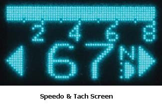 3000 SERIES DIGITAL SPEEDOMETER/TACHOMETER FOR  CUSTOM HANDLEBAR USE