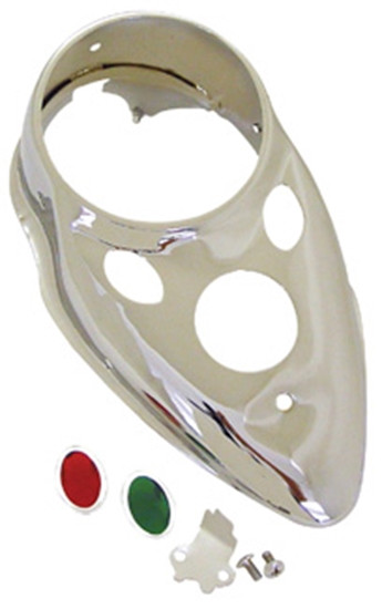 V-FACTOR CATEYE DASH COVER FOR FAT BOB GAS TANKS