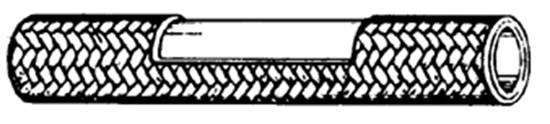 CLEAR COATED BRAIDED STAINLESS STEEL BRAKE HOSE FOR ALL MODELS