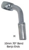 OE FIT CLEAR COAT BRAIDED STAINLESS STEEL BRAKE HOSE FOR ALL MODELS