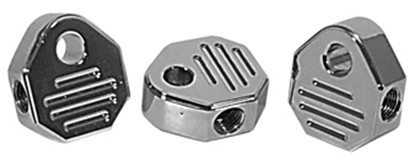 V-FACTOR REAR AXLE NUT COVER KIT FOR ALL DYNA MODELS