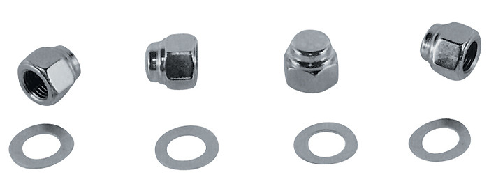 ROCKER SHAFT END NUT KITS FOR SHOVELHEAD &amp; IRONHEAD SPORTSTER