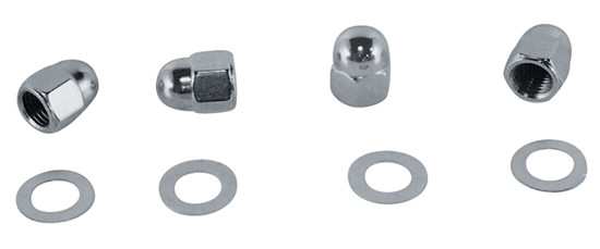 ROCKER SHAFT END NUT KITS FOR SHOVELHEAD &amp; IRONHEAD SPORTSTER