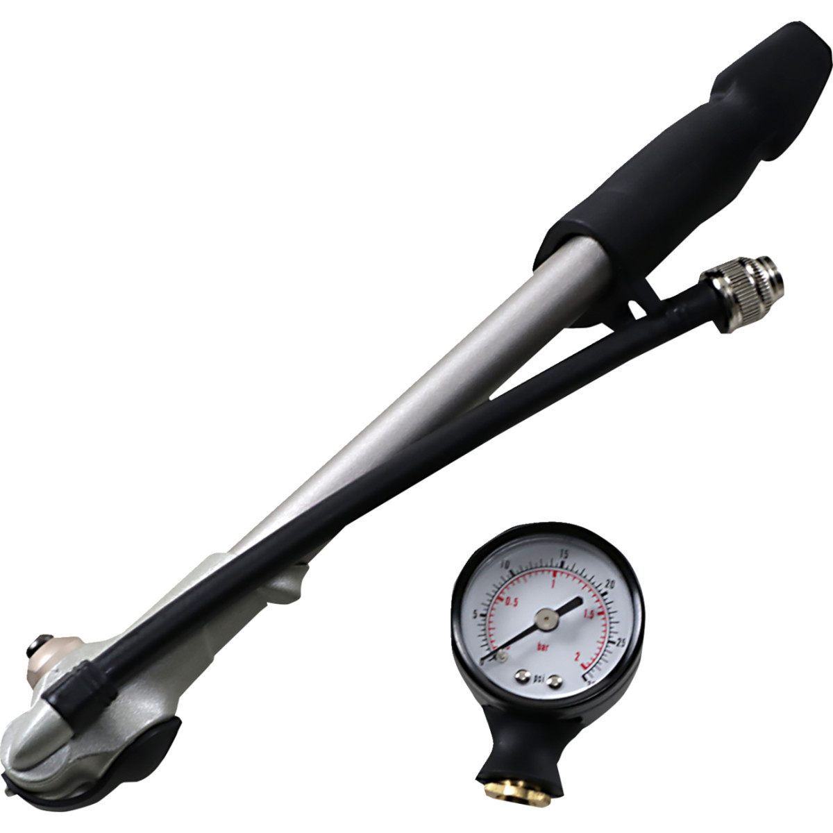 Drag Specialties - Air Pump with Gauge - 0-30