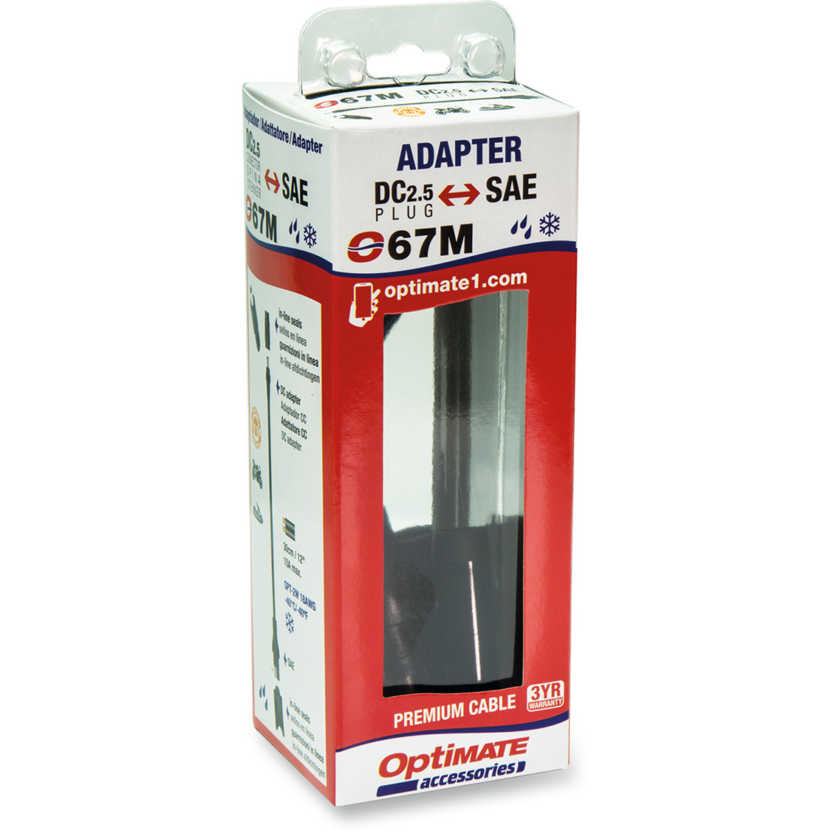 Tecmate #O-67 - Adapter Kit - SAE to 2.5 mm Barrel