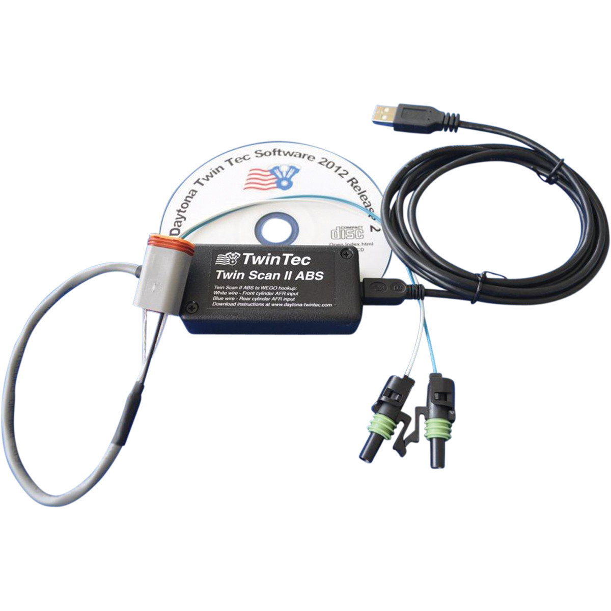 Daytona Twin TEC LLC #15202 - Diagnostic Scan Tool - Twin Scan II/ABS - Kit