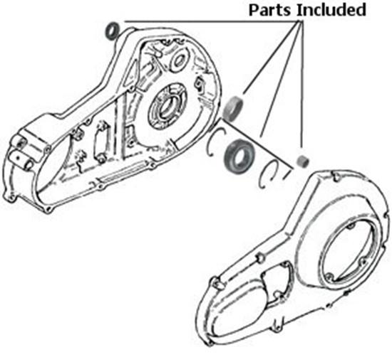 BEARING, BUSHING &amp; SEAL KITS FOR BIG TWIN PRIMARY
