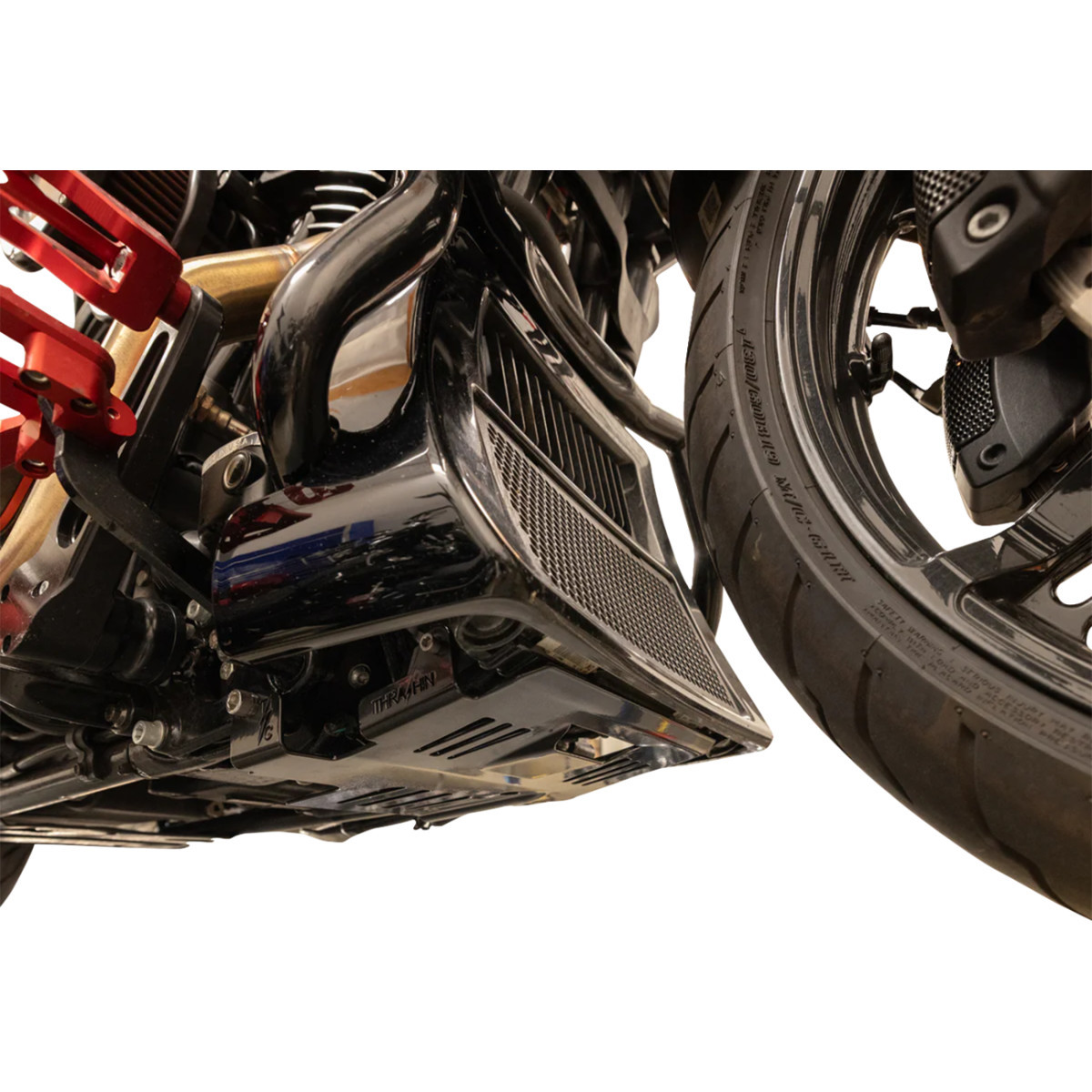 Thrashin Supply CO. #TSC-3037-1 - Skid Plate - Black - HD Touring