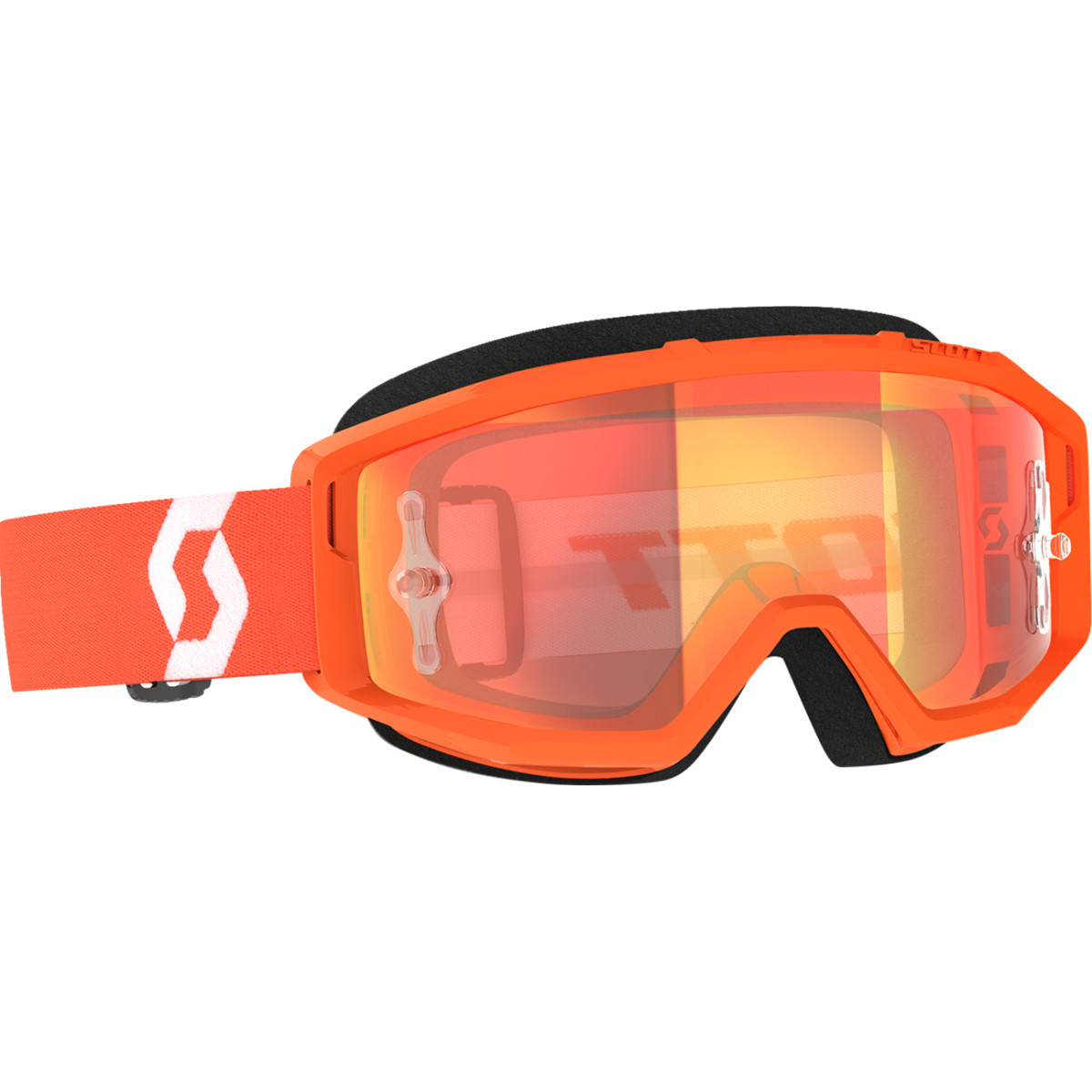 Scott #2785971362280 - Primal Goggle - Orange/White - Orange Chrome Works Lens