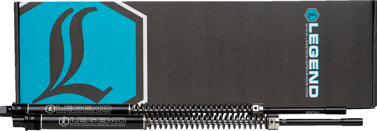 Legend Suspension AXEO Trike Front Suspension - Black - 41 mm - '09-'13 Tri-Glide Models