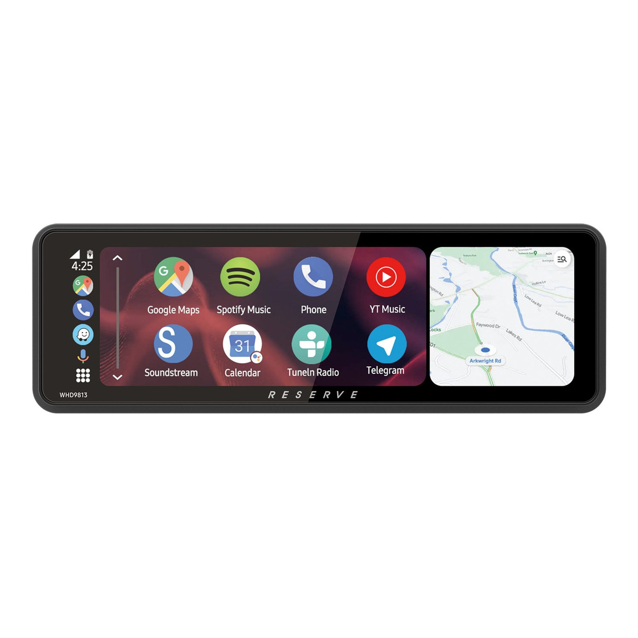 Precision Power Plug-N-Play OE Fit WIRELESS Apple® CarPlay® & Android Auto® Headunit for 1998-2013 Road Glides, Street Glides, 5V Preouts, 7.7" High-Defintion QLCD Display, IPX5.