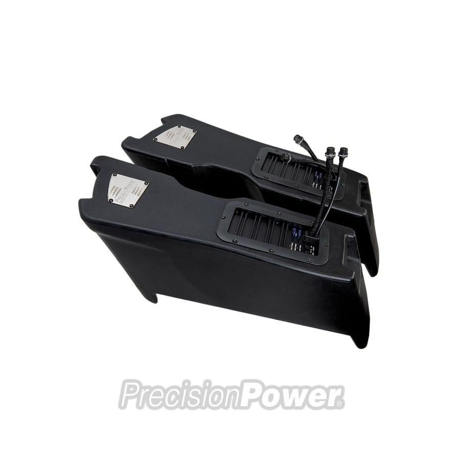 Precision Power 1998-2013 Powered Saddlebag Subwoofer; Brake Side