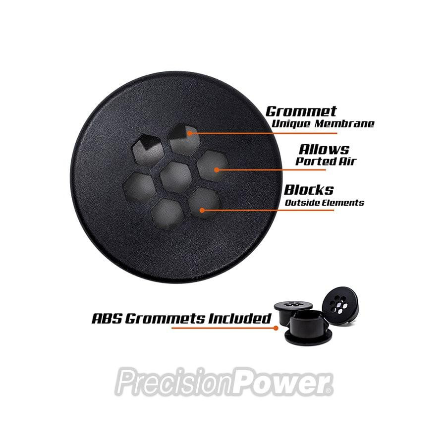 Precision Power 1998-2013 Powered Saddlebag Subwoofer; Brake Side