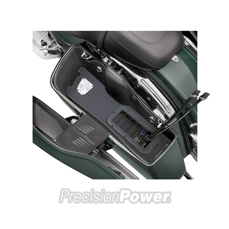 Precision Power 1998-2013 Powered Saddlebag Subwoofer; Brake Side