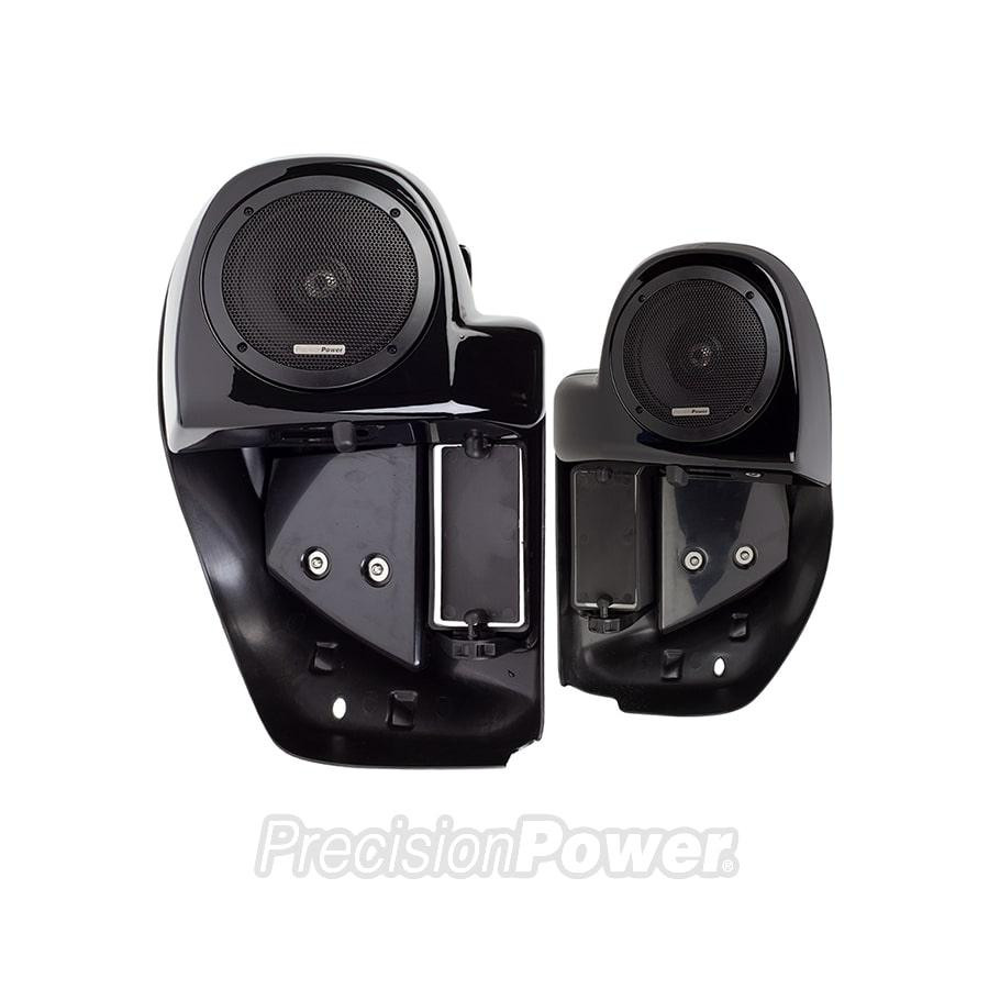 Precision Power Lower Vented Fairings 6.5" Speakers for 2014-2023 Gloss Black, (pair)