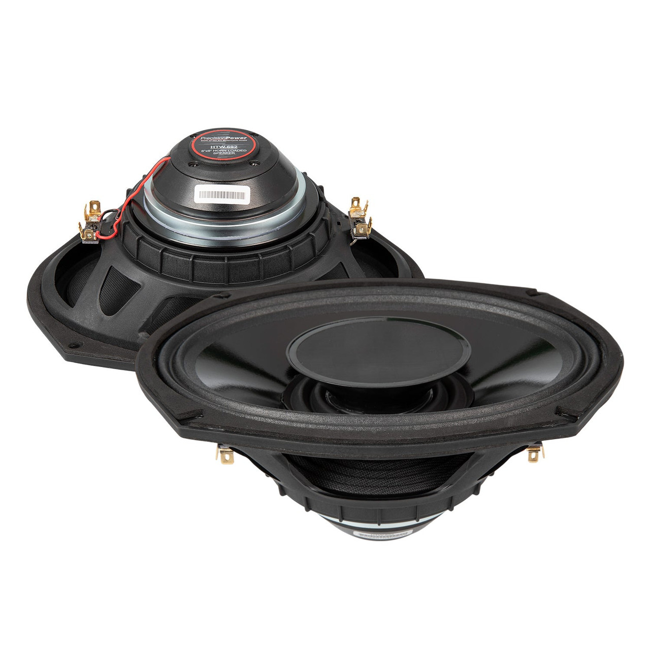HTW.692 | 6”x9" 2-Ohm Weather-Resistant Horn-Loaded 2-Way Motorcycle Speakers