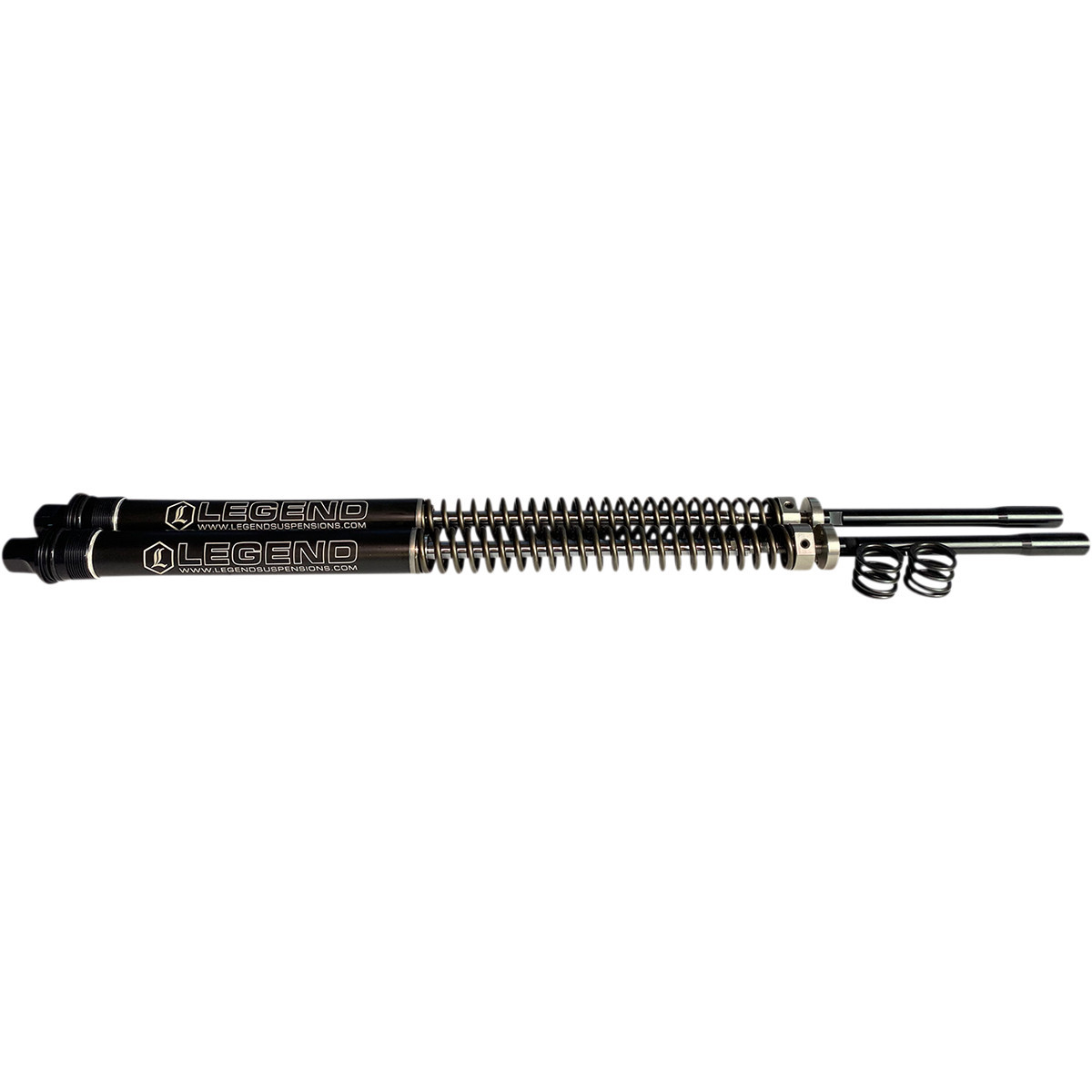 Legend Suspension #0414-0600 - AXEO Front End Suspension - Black - 41 mm - '00-'17 Softail