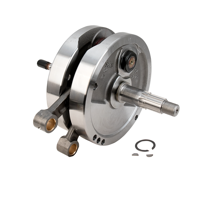S&S Cycle #106-4658 - Flywheel, Assembly, 4-1/2" Stroke, 8-1/2" Diameter, Alt/Gen, Packaged, Balanced to 3-5/8" Pistons, KN-Series