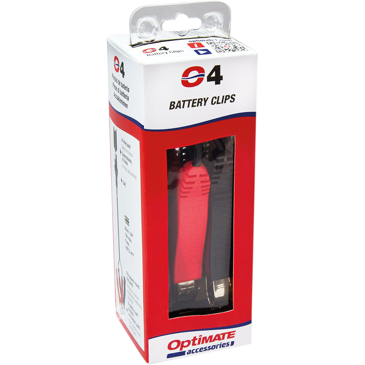 Tecmate #O-04 - Charger Cord - SAE to Battery Clips