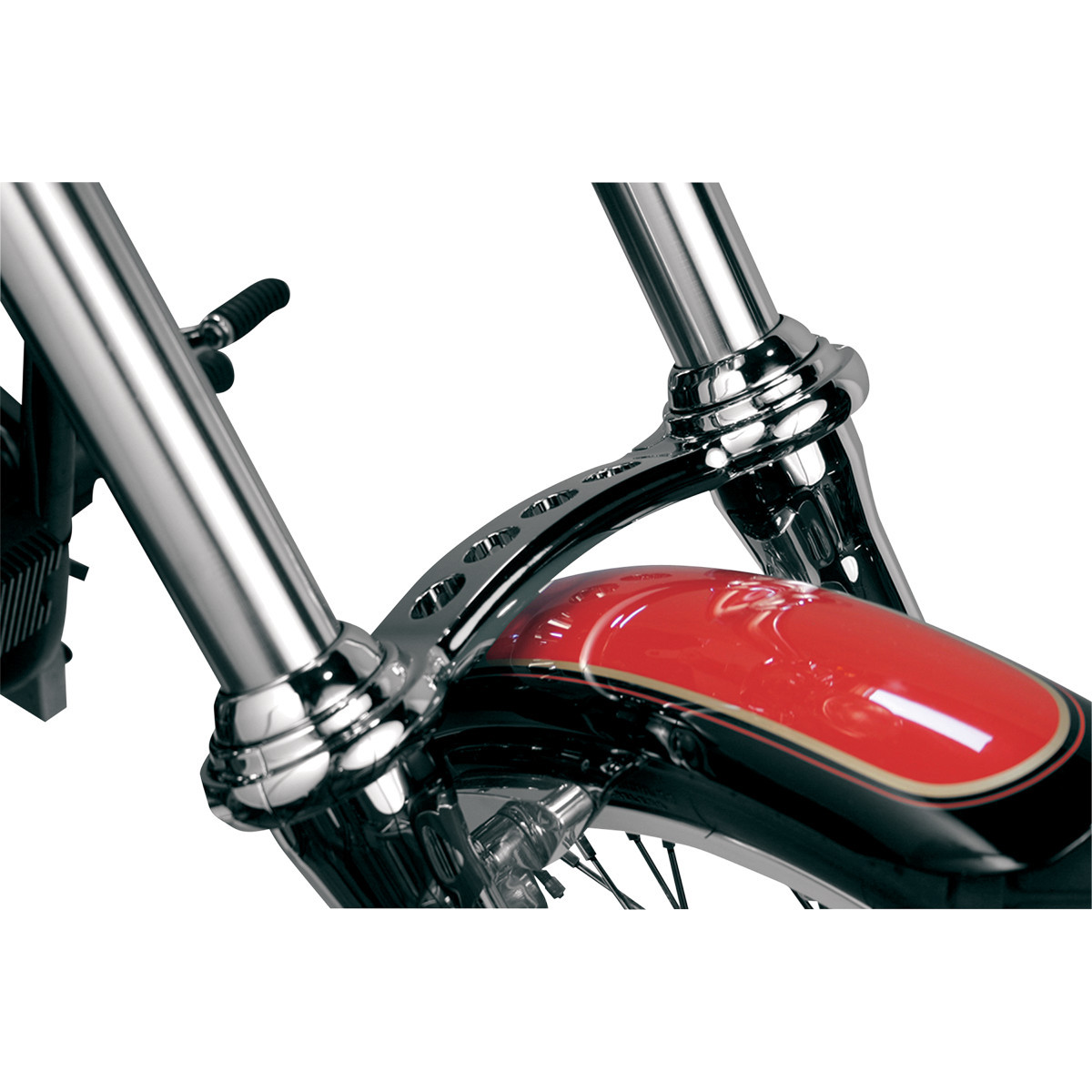 Custom Cycle Engineering #TB 2649-1 WG - Fork Brace - 49 mm - Chrome - '06-'08 FXDWG | '08-'17 FXDF