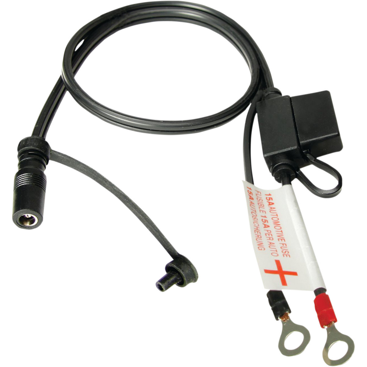 Tecmate #O-21 - Battery Lead to 2.5 mm Barrel Adapter