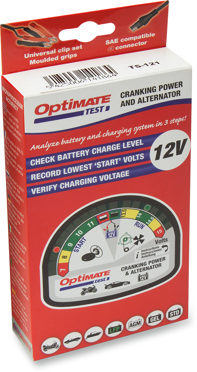 Optimate Battery Cranking & Charging System Tester