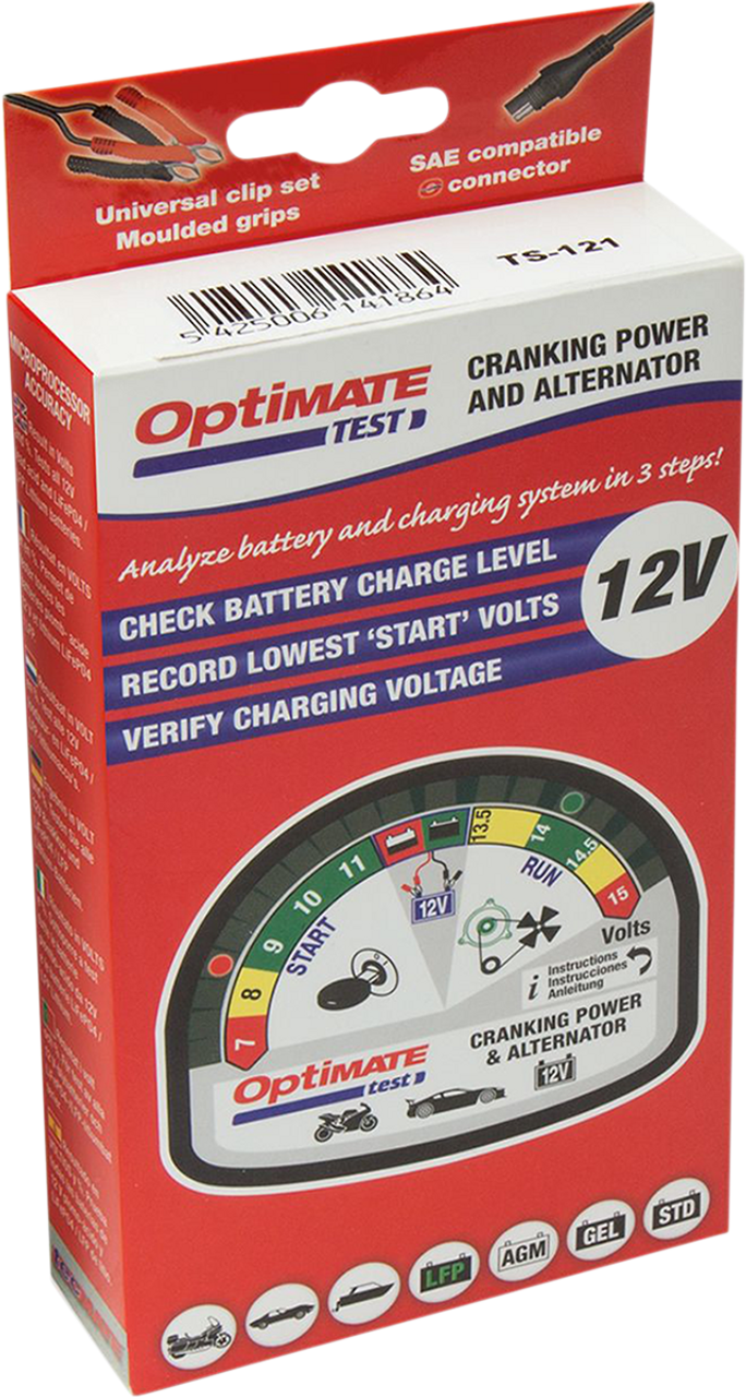 Optimate Battery Cranking & Charging System Tester