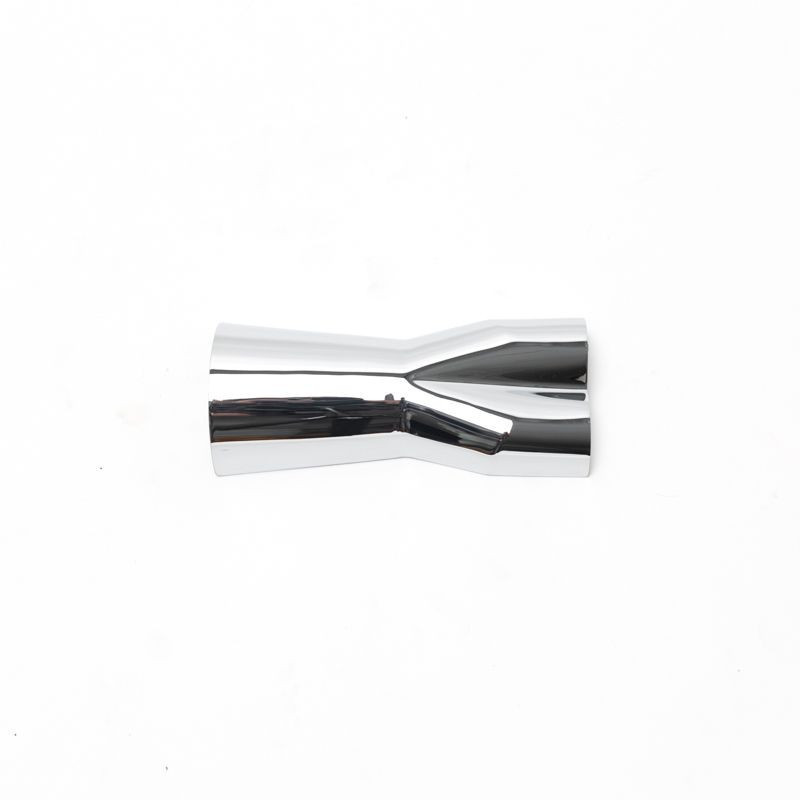 S&S Cycle #551-0379 - Heat Shield, Collector, 2 into 1, Sidewinder, Chrome, Touring