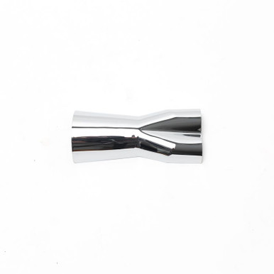 S&S Cycle #551-0379 - Heat Shield, Collector, 2 into 1, Sidewinder, Chrome, Touring