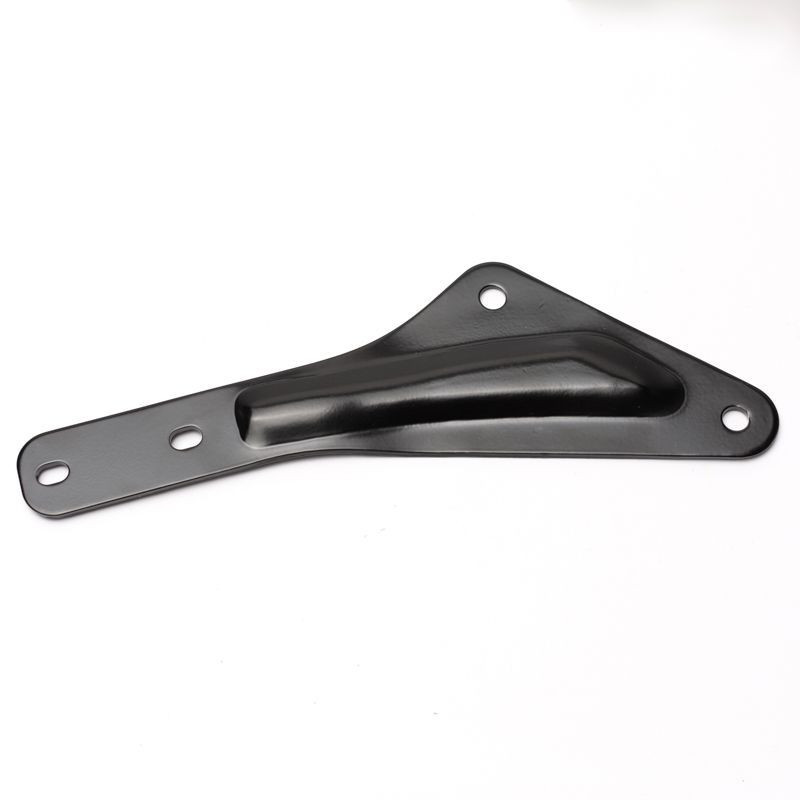 S&S Cycle #551-0734 - Bracket, Muffler, 2 into 1, Powdercoated, Black, M8 Softail