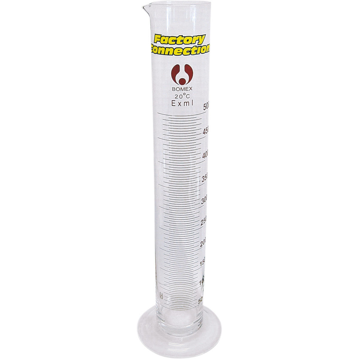 Factory Connection #FCGLASSCYL - Cylinder Glass - 500 ml