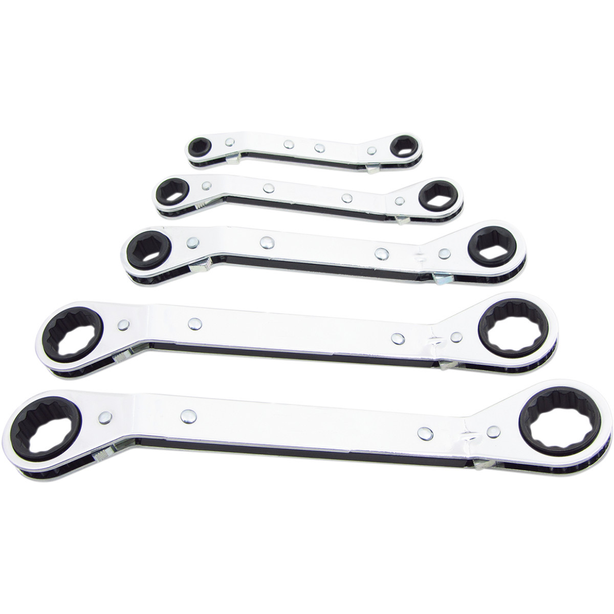 Lang Tools #ROW-5 - Wrench Set - Ratcheting Offset - SAE