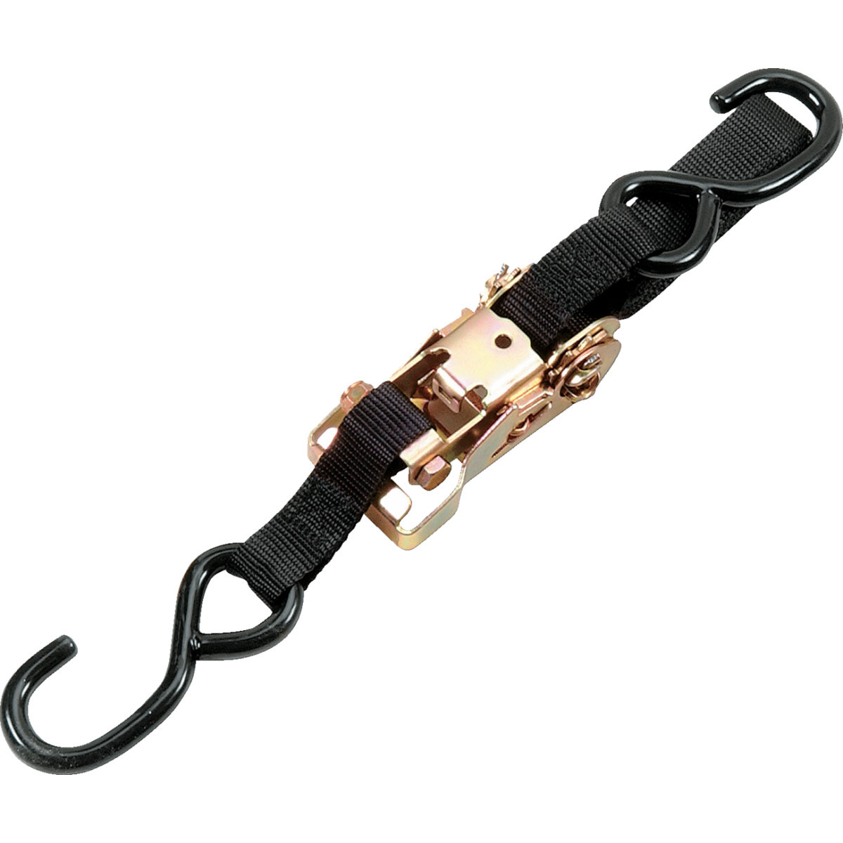 Parts Unlimited - Heavy-Duty Ratchet Tie-Down - 1-1/2" x 6' - Black