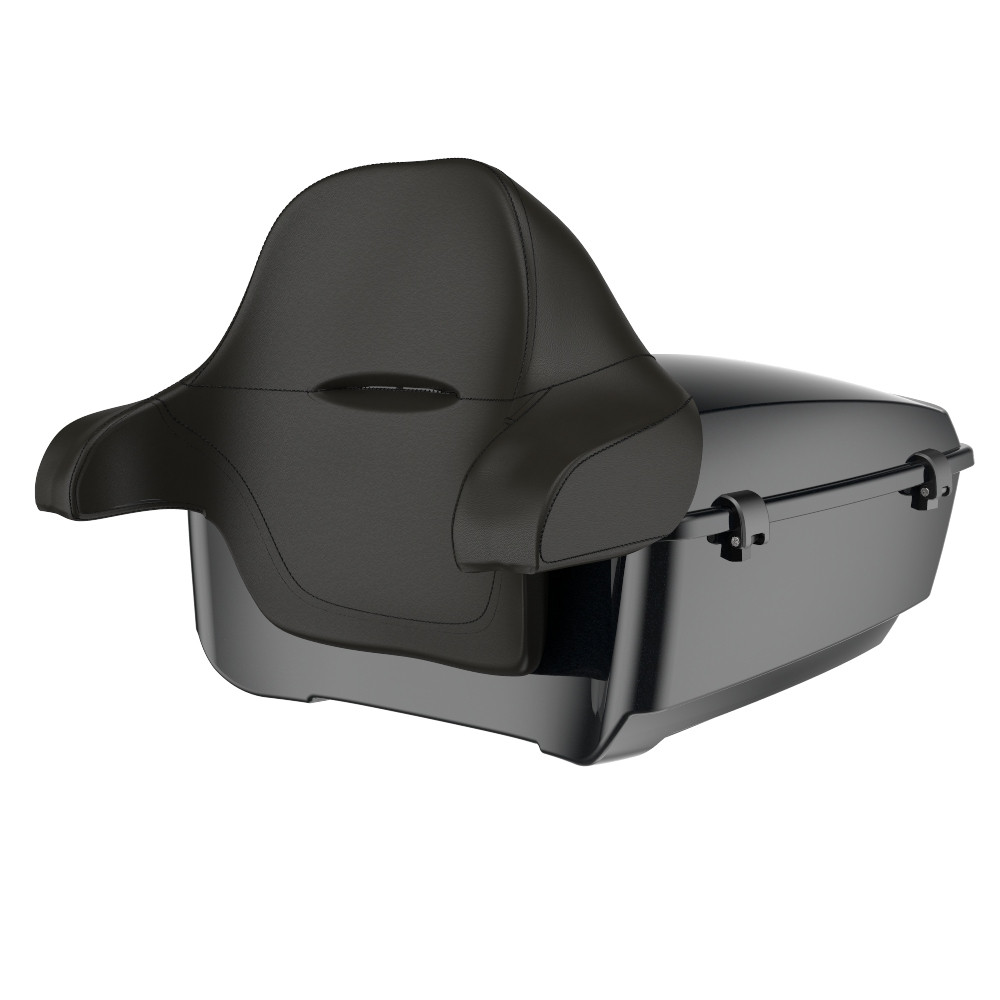 Advanblack King Rear Tour Trunk Pack For '97-'26 Harley Touring / Softail — Midnight Pearl