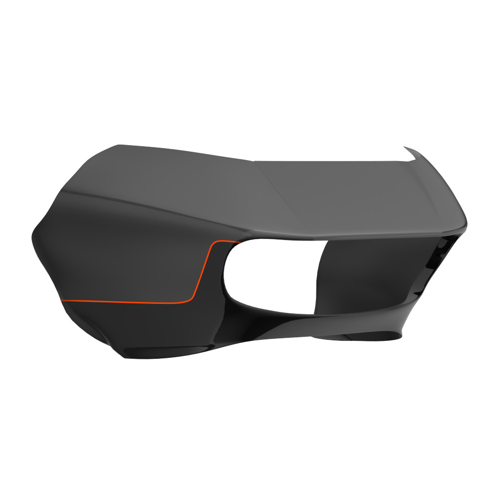 Advanbalck Custom Two Tone OUTER FAIRING FOR 2015-2023 HARLEY Road Glide — Black Earth and Vivid Black