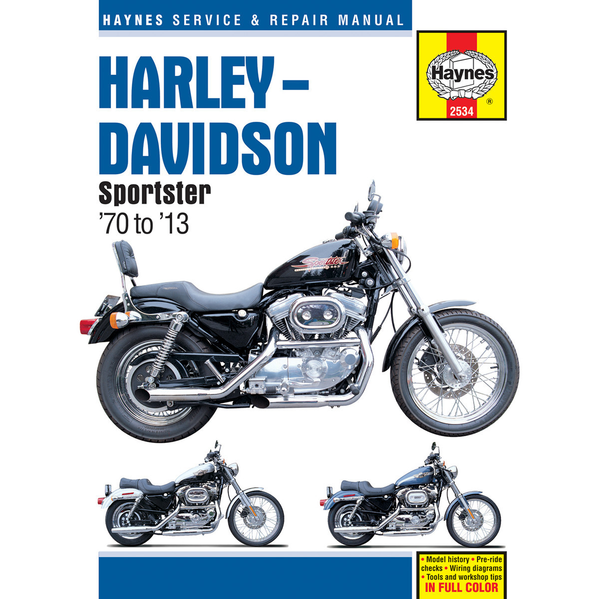 Haynes #M2534 - Manual - Harley-Davidson - Sportster '70-'13