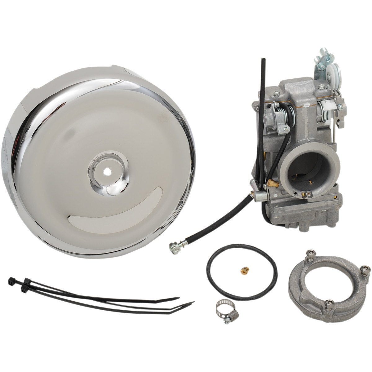 Mikuni #42-7 - Smoothbore Carburetor Easy Kit - HSR42 - Evolution Big Twin