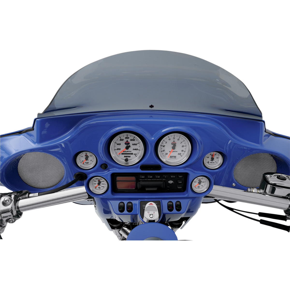 Klock Werks #KWS-01-0000 - Speaker Grilles - '96-'13 FLHT