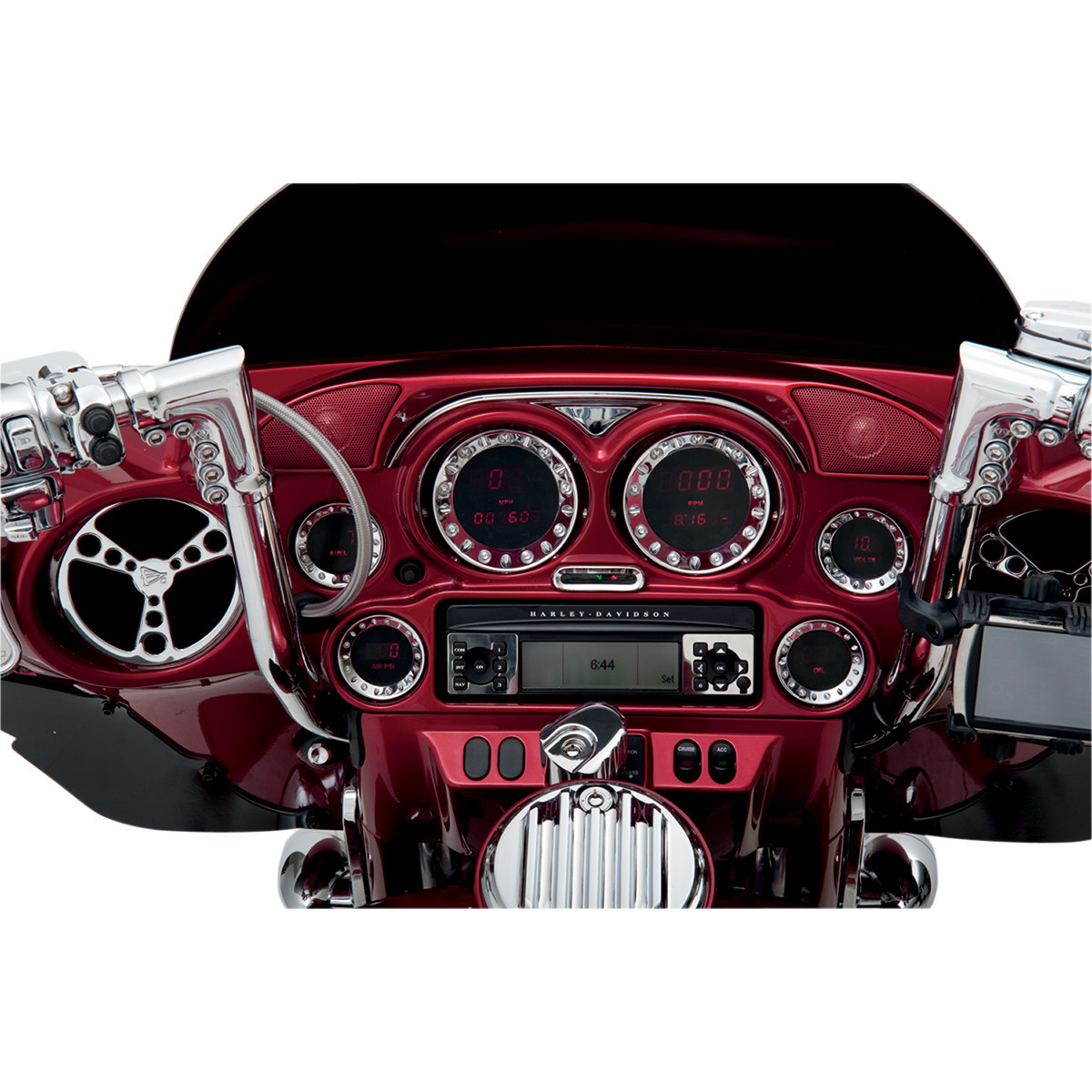Hogtunes #HF-1 - Dash Trim/Tweeter Pod - Harley Davidson