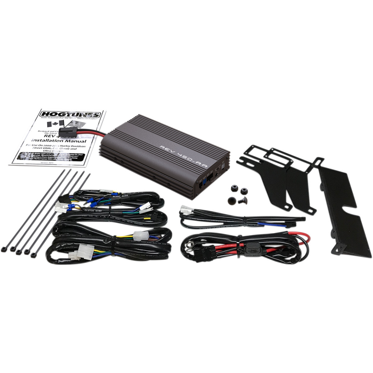 Hogtunes #REV 450-AA - 4-Channel Amplifier Kit - '98-'13 FLH
