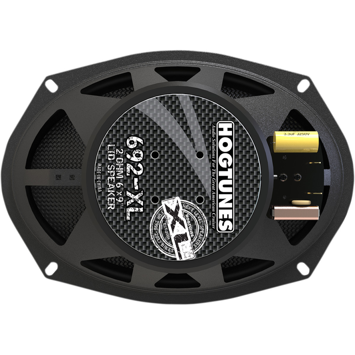 Hogtunes #692-XL - XL Series Lid Speakers - 6" x 9" - Universal