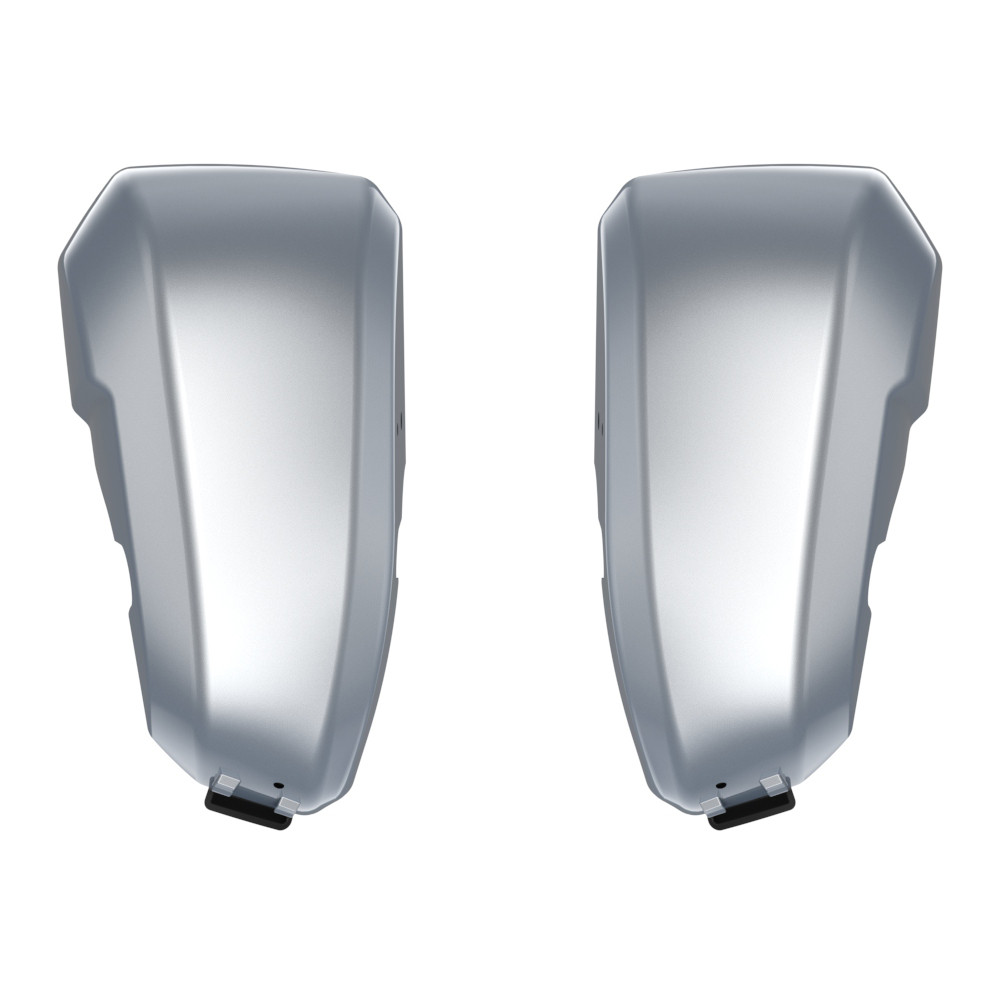 Advanblack 2024 Style Lower Fairings for ‘14-’23 Harley Touring — Barracuda Silver