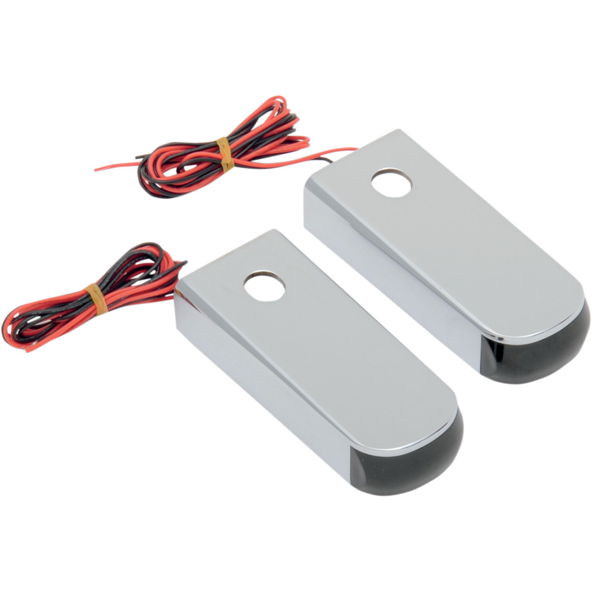 Alloy ART #SSL-2 - Strut Light - LED - Red/Smoke - Chrome