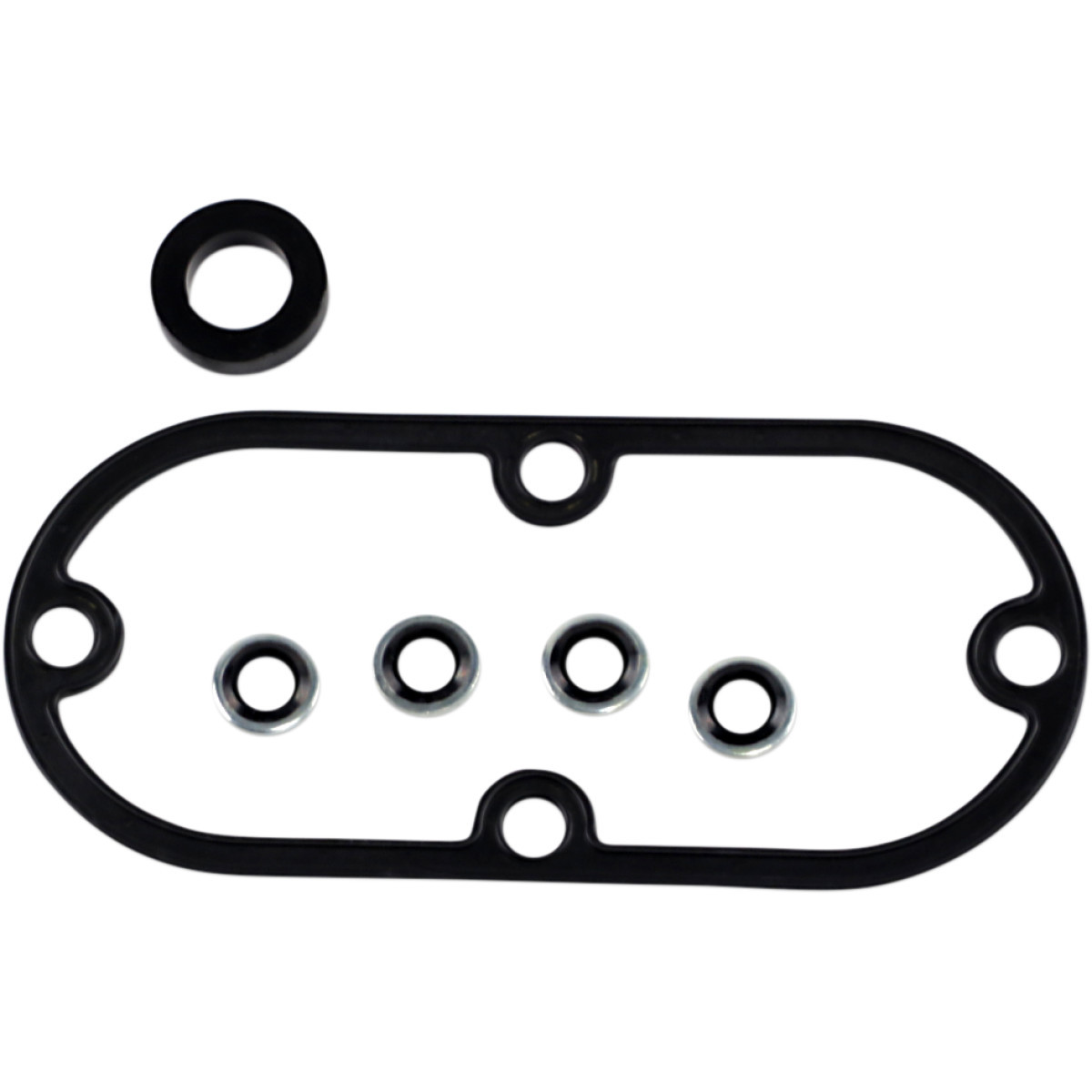 James Gasket #JGI-60567-90-DL - Inspection Cover Molded Rubber Oil Seal with Metal Insert - 4 Speed - Dyna/Softail/Big Twin